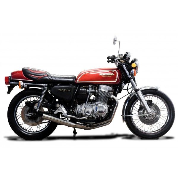 Delkevic volledig systeem Short Straight RVS 350mm - CB750F1 (1975-1976)