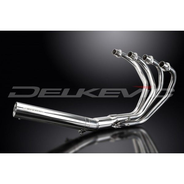 Delkevic volledig systeem Short Straight RVS 350mm - CB350F CB350 FOUR (1972-1974)