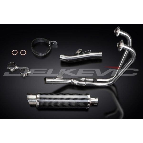 Delkevic volledig systeem Round Carbon 350mm - CB500 (1994-2003)