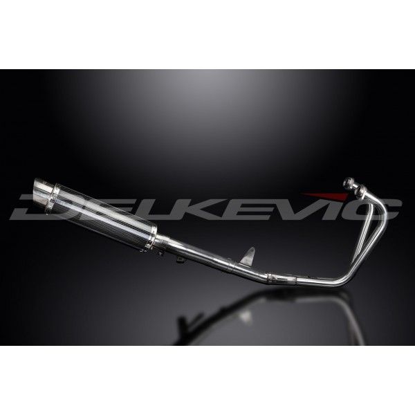 Delkevic volledig systeem Round Carbon 350mm - CB500 (1994-2003)