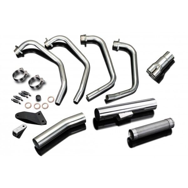 Delkevic volledig systeem Short Straight RVS 350mm - CB1000C (1983)