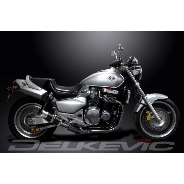 Delkevic slip-on kit Round Carbon 200mm - CB1300DC X-4 (1997-2003)