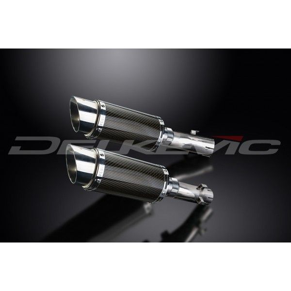Delkevic slip-on kit Round Carbon 200mm - CB1300DC X-4 (1997-2003)