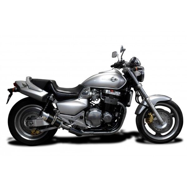 Delkevic slip-on kit Round Carbon 200mm - CB1300DC X-4 (1997-2003)