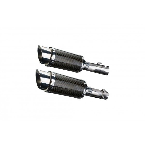 Delkevic slip-on kit Round Carbon 200mm - CB1300DC X-4 (1997-2003)