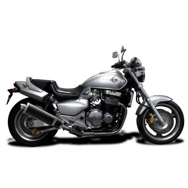 Delkevic slip-on kit Oval Carbon 450mm - CB1300DC X-4 (1997-2003)