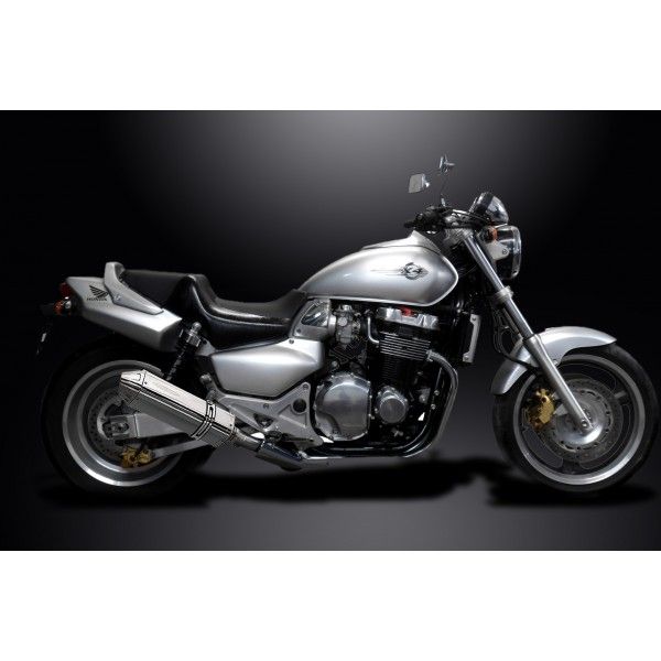 Delkevic slip-on kit Tri-Oval RVS 320mm - CB1300DC X-4 (1997-2003)