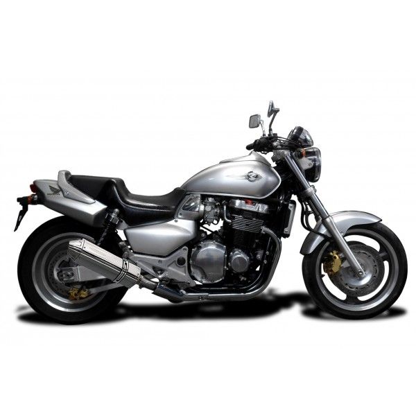 Delkevic slip-on kit Tri-Oval RVS 320mm - CB1300DC X-4 (1997-2003)