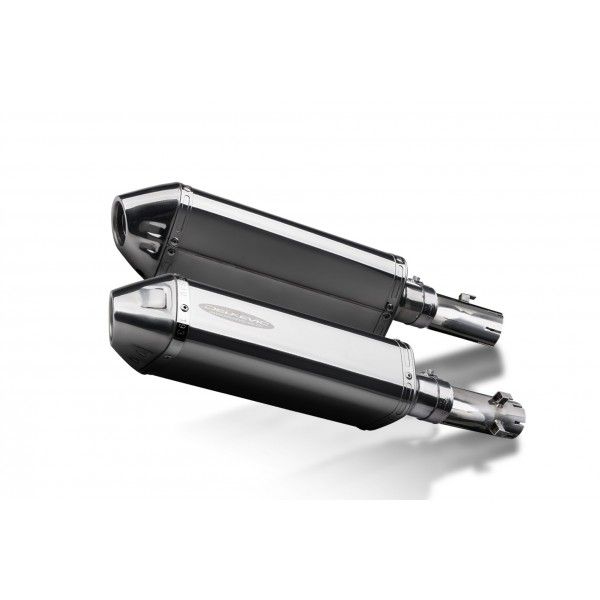 Delkevic slip-on kit Tri-Oval RVS 320mm - CB1300DC X-4 (1997-2003)