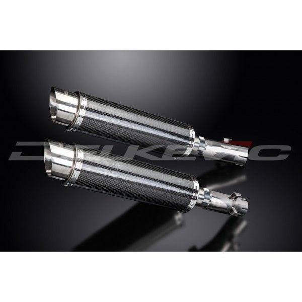 Delkevic slip-on kit Round Carbon 350mm - CB1300DC X-4 (1997-2003)