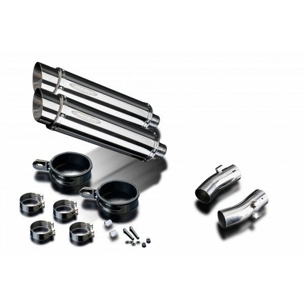 Delkevic slip-on kit Round RVS 350mm - CB1300DC X-4 (1997-2003)