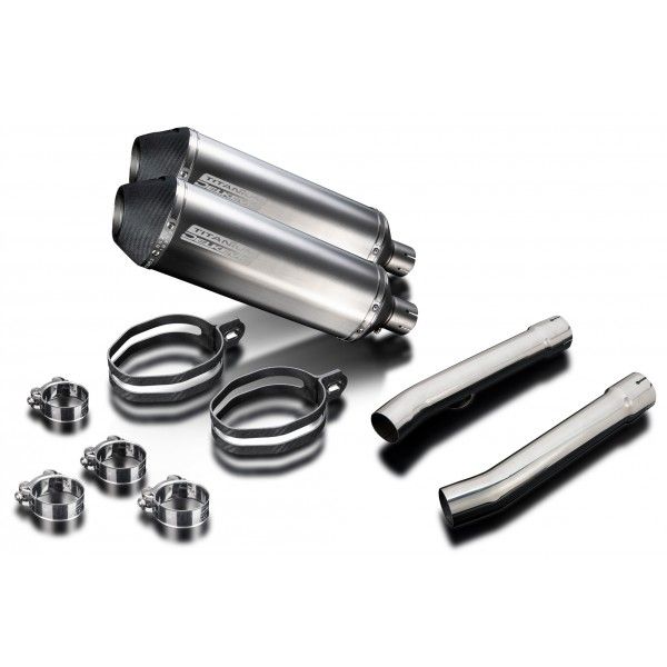 Delkevic slip-on kit X-Oval Titanium 343mm - CBR1100XX BLACKBIRD (1996-2009)
