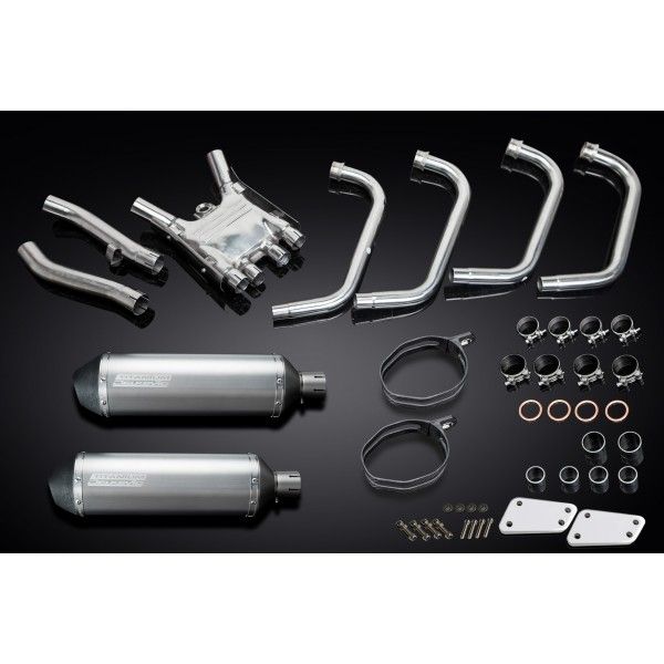 Delkevic volledig systeem X-Oval Titanium 343mm - XJR1300/SP (1998-2006)