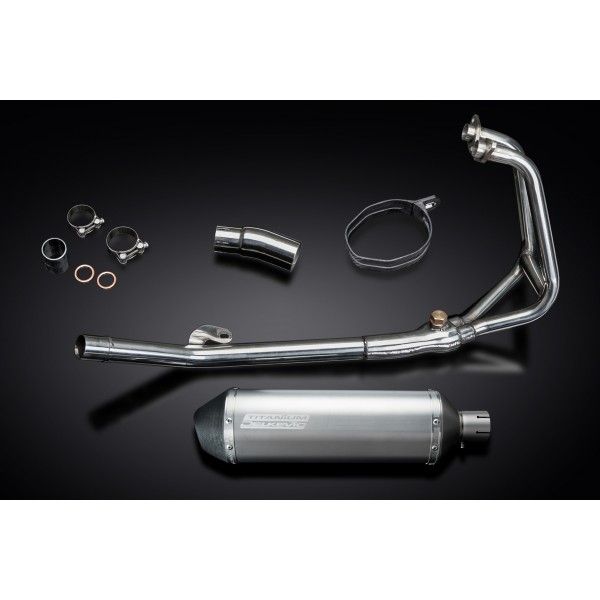 Delkevic volledig systeem X-Oval Titanium 343mm - NINJA 250R (2008-2013)