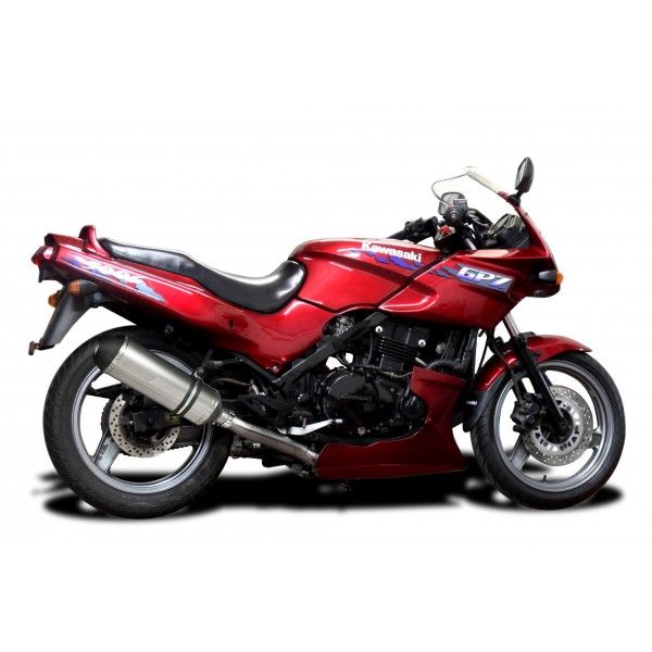 Delkevic volledig systeem X-Oval Titanium 343mm - GPZ500S EX500C(1987-2007)