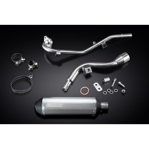 Delkevic volledig systeem X-Oval Titanium 343mm - DR125SM (2009-2014)