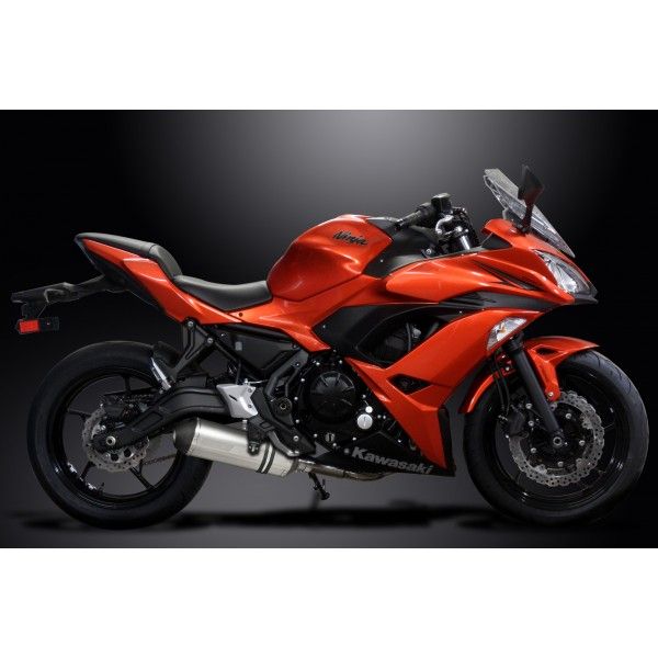 Delkevic volledig systeem X-Oval Titanium 343mm - Ninja 650 (2017-2020)