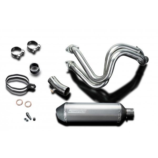 Delkevic volledig systeem X-Oval Titanium 343mm - Ninja 650 (2017-2020)