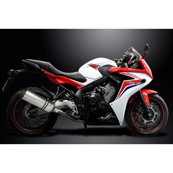 Delkevic volledig systeem X-Oval Titanium 343mm - CBR650F and CB650F (2014-2018)