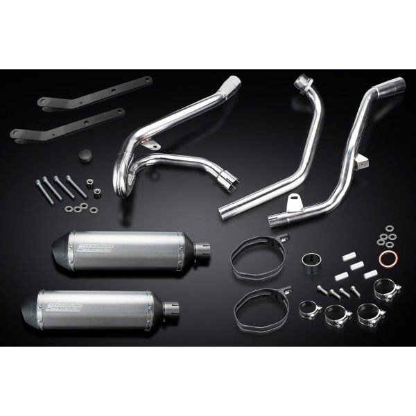 Delkevic volledig systeem X-Oval Titanium 343mm - SV650 (1998-2002)