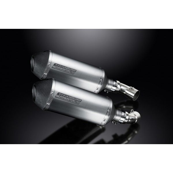 Delkevic slip-on kit X-Oval Titanium 260mm - Monster 796 (2011-2014)