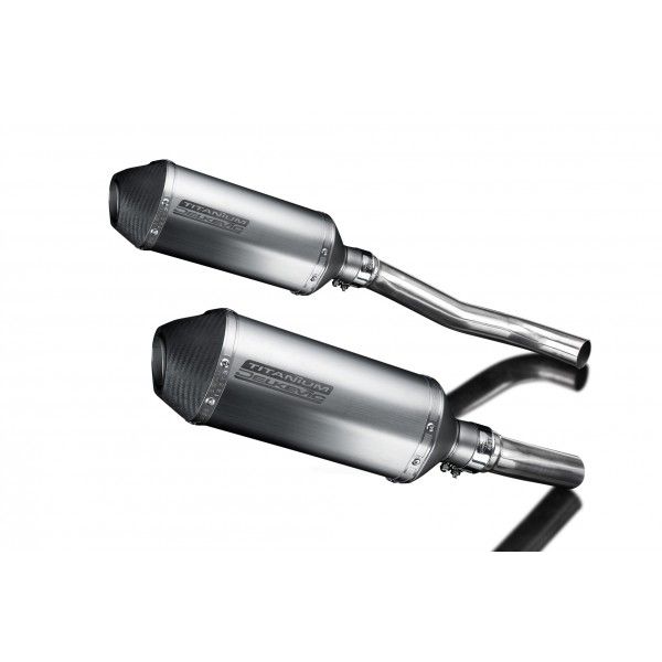 Delkevic slip-on kit X-Oval Titanium 260mm - Z1000 (2007-2009)