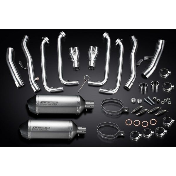 Delkevic volledig systeem X-Oval Titanium 260mm - FJR1300/ABS (2006-2020)