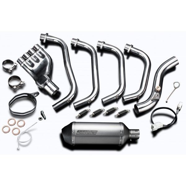 Delkevic volledig systeem X-Oval Titanium 260mm - CB600F HORNET (2007-2013)