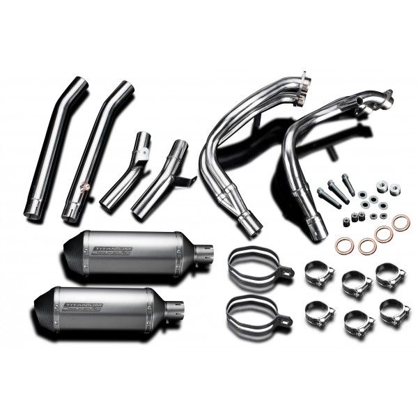 Delkevic volledig systeem X-Oval Titanium 260mm zonder e-keur - GSX1300R HAYABUSA 1999-2007