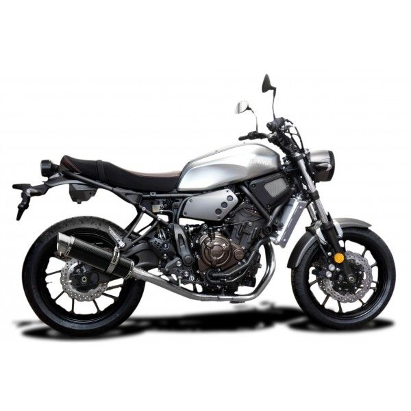 Delkevic volledig systeem Round Carbon 350mm - XSR700 2015-2019