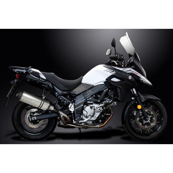 Delkevic slip-on kit X-Oval Titanium 343mm - DL650 V-Strom (2017-2020)