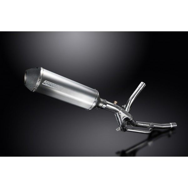 Delkevic slip-on kit X-Oval Titanium 343mm - DL650 V-Strom (2017-2020)