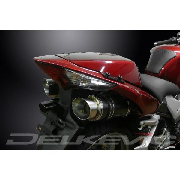 Delkevic slip-on kit Round Carbon 200mm - VFR800 VTec (2002-2013)