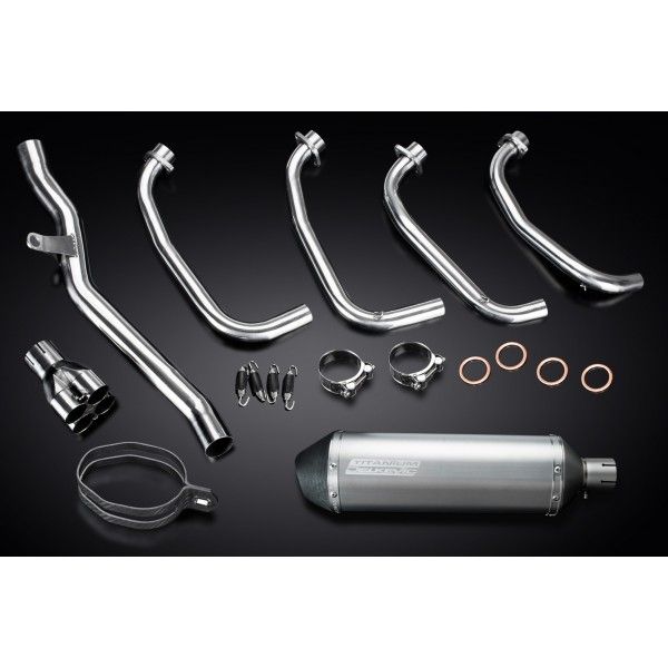 Delkevic volledig systeem X-Oval Titanium 343mm - ZRX1100/1200 97-07