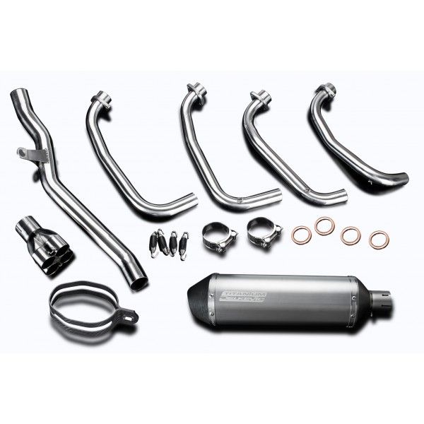 Delkevic volledig systeem X-Oval Titanium 343mm - ZRX1100/1200 97-07