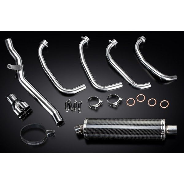 Delkevic volledig systeem Oval Carbon 450mm - ZRX1100/1200 97-07