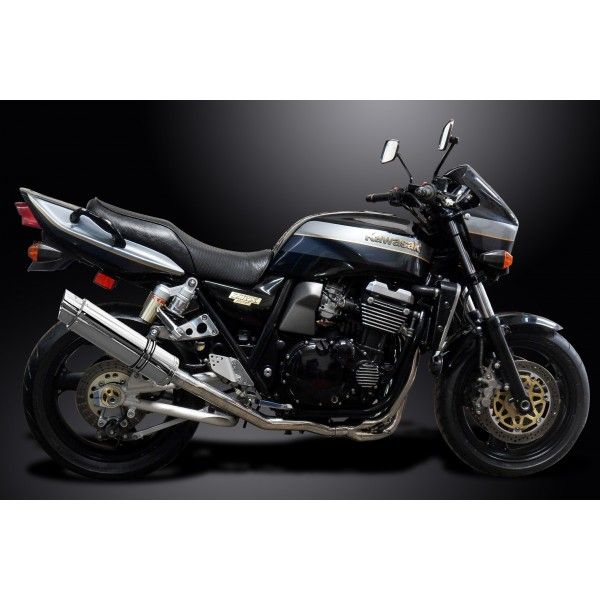 Delkevic volledig systeem Round RVS 350mm - ZRX1100/1200 97-07