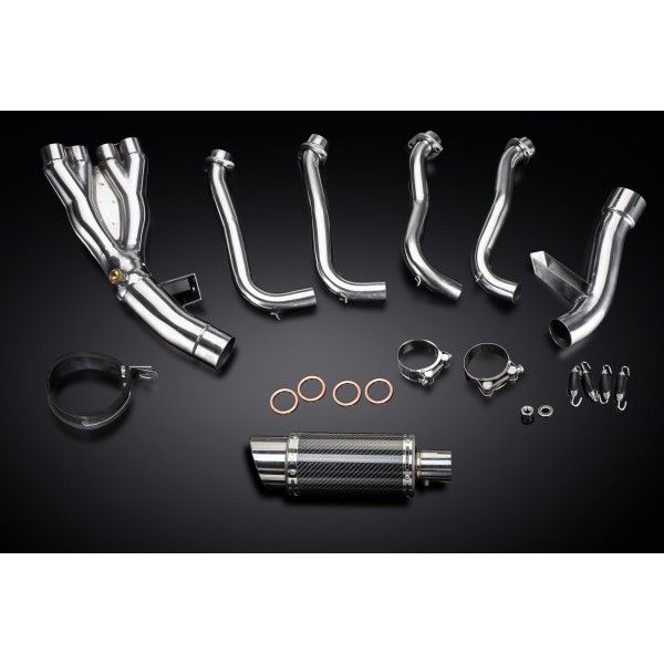 Delkevic volledig systeem Round Carbon 200mm - FZ1 FAZER FZ1S 06-15