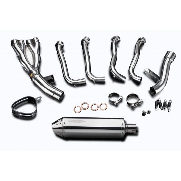 Delkevic volledig systeem Tri-Oval RVS 320mm - FZ1 FAZER FZ1S 06-15