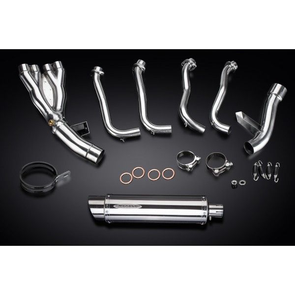 Delkevic volledig systeem Round RVS 350mm - FZ1 FAZER FZ1S 06-15