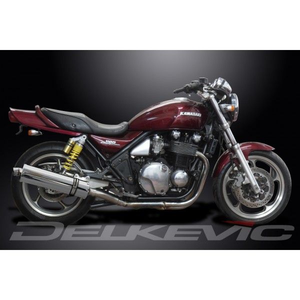 Delkevic slip-on kit Oval Carbon 450mm - Zephyr 1100 ZR1100B (1996-1997)