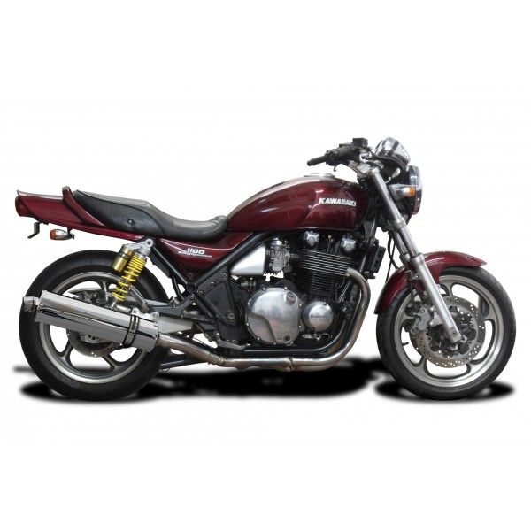 Delkevic slip-on kit Oval Carbon 450mm - Zephyr 1100 ZR1100B (1996-1997)