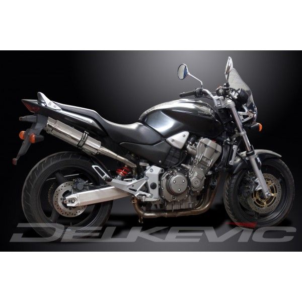 Delkevic slip-on kit Round RVS 350mm - CB900F HORNET (2001-2009)