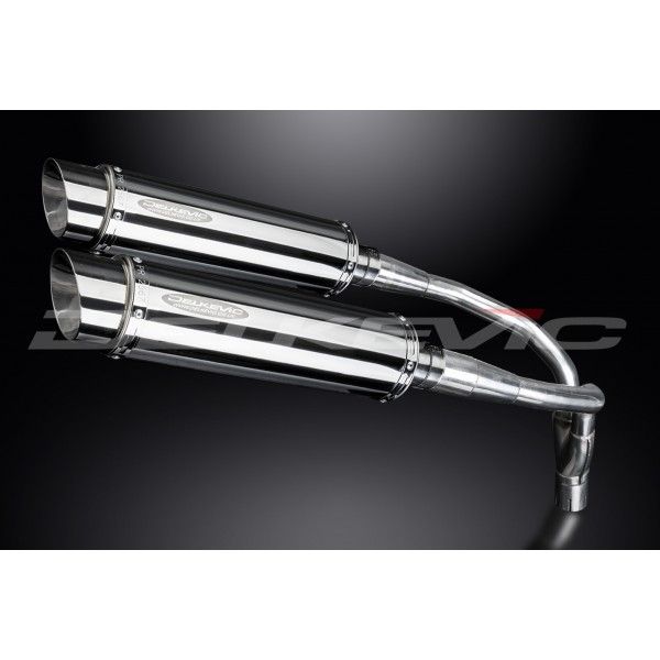 Delkevic slip-on kit Round RVS 350mm - CB900F HORNET (2001-2009)