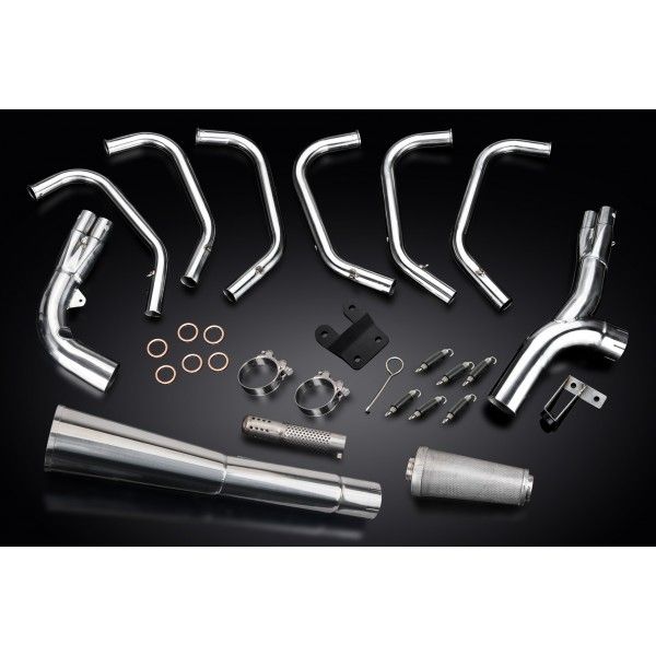 Delkevic volledig systeem Megaphone RVS 550mm - CBX1000 79-83