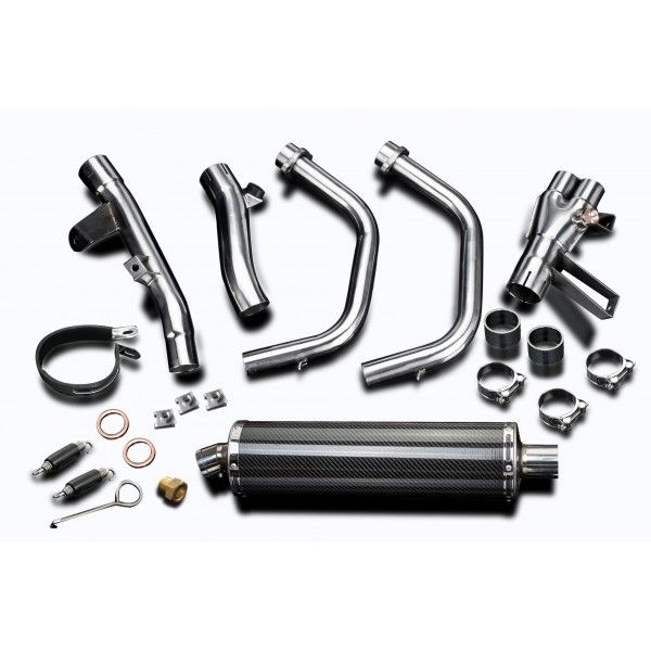 Delkevic volledig systeem Oval Carbon 450mm - CBR500R CB500F CB500X 13-15