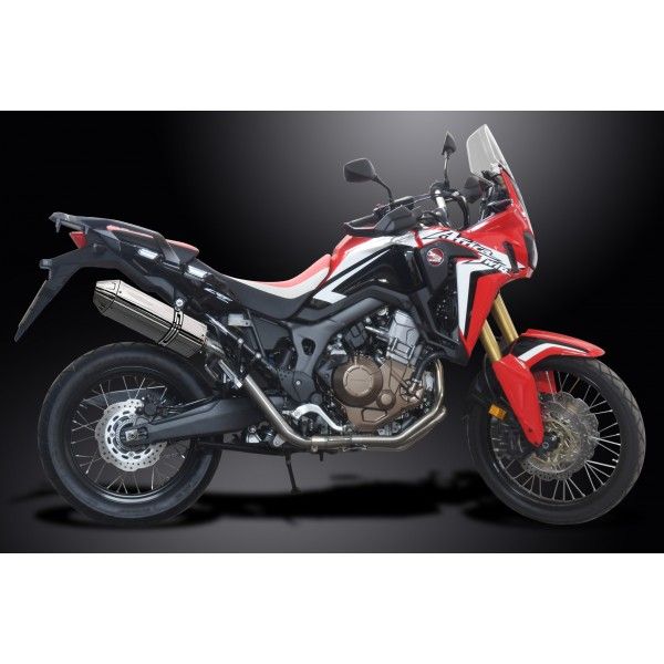 Delkevic volledig systeem Tri-Oval RVS 320mm - CRF1000L Africa Twin 2016-2019
