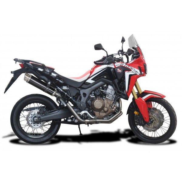 Delkevic volledig systeem Round Carbon 350mm - CRF1000L Africa Twin 2016-2019