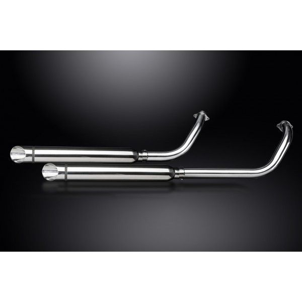 Delkevic volledig systeem Round RVS 550mm - VT750 SHADOW SPIRIT (2008-2018)