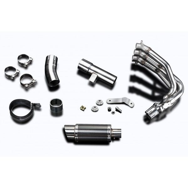 Delkevic volledig systeem Round Carbon 200mm - Street Triple 675 (2013-2016)